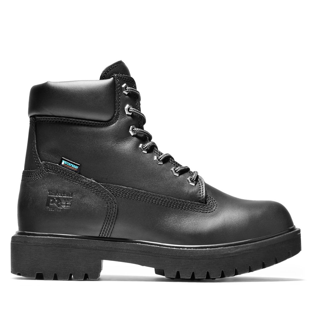 Timberland Pro Μποτακια Ανδρικα Μαυρα - Direct Attach 6" Steel Toe - Greece 5891246-FG